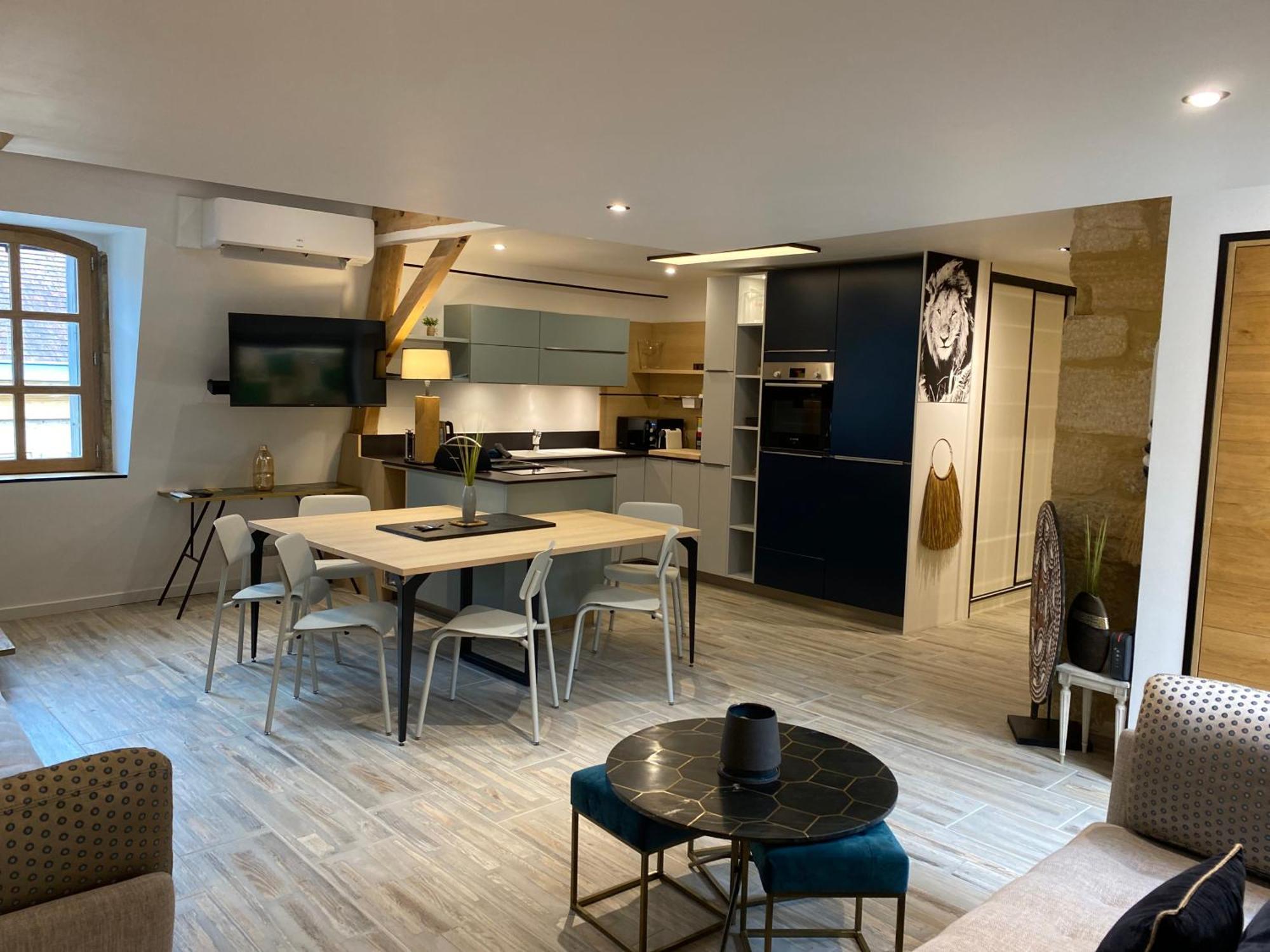 Appartement Avec Terrasse & Parking Sarlat Centre Eksteriør bilde